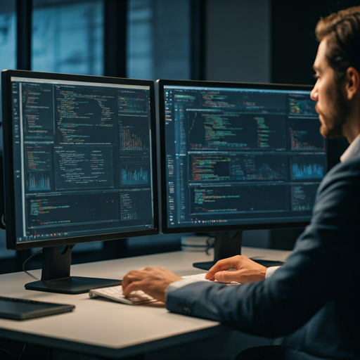 Data analist aan het werk voor Microsoft Access beheer en support