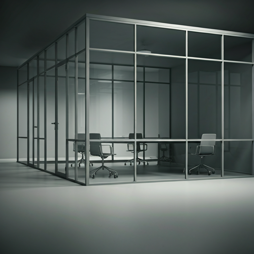 Modern kantoor met glazen wanden — Total Access wie zijn wij